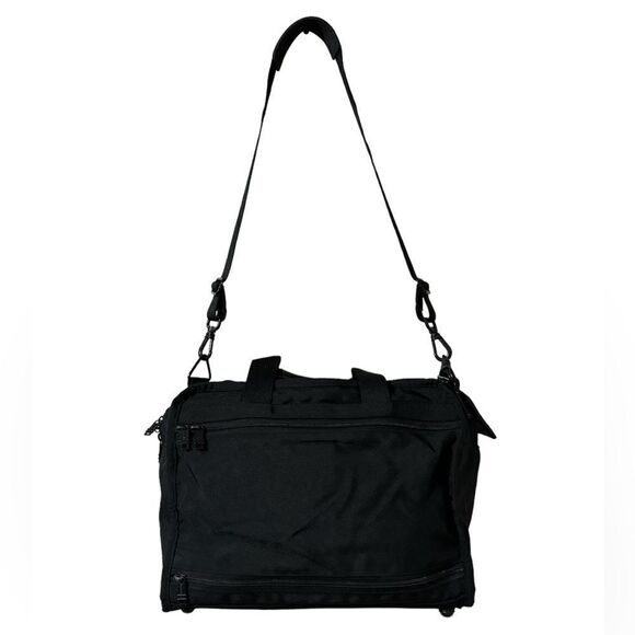 TUMI USA ALPHA BLACK BALLISTIC NYLON VINTAGE MESSENGER BRIEFCASE BAG - Picture 2 of 14